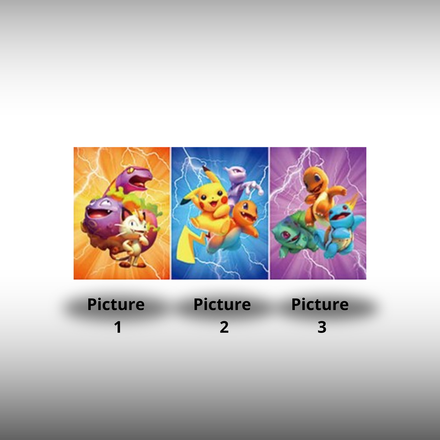 3D Pokemon Posters